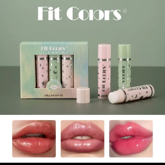 Moisturizing Lip Balm Sets Temperature Change Lip Balm Hydrating 3 PC gift set - Picture 2 of 8